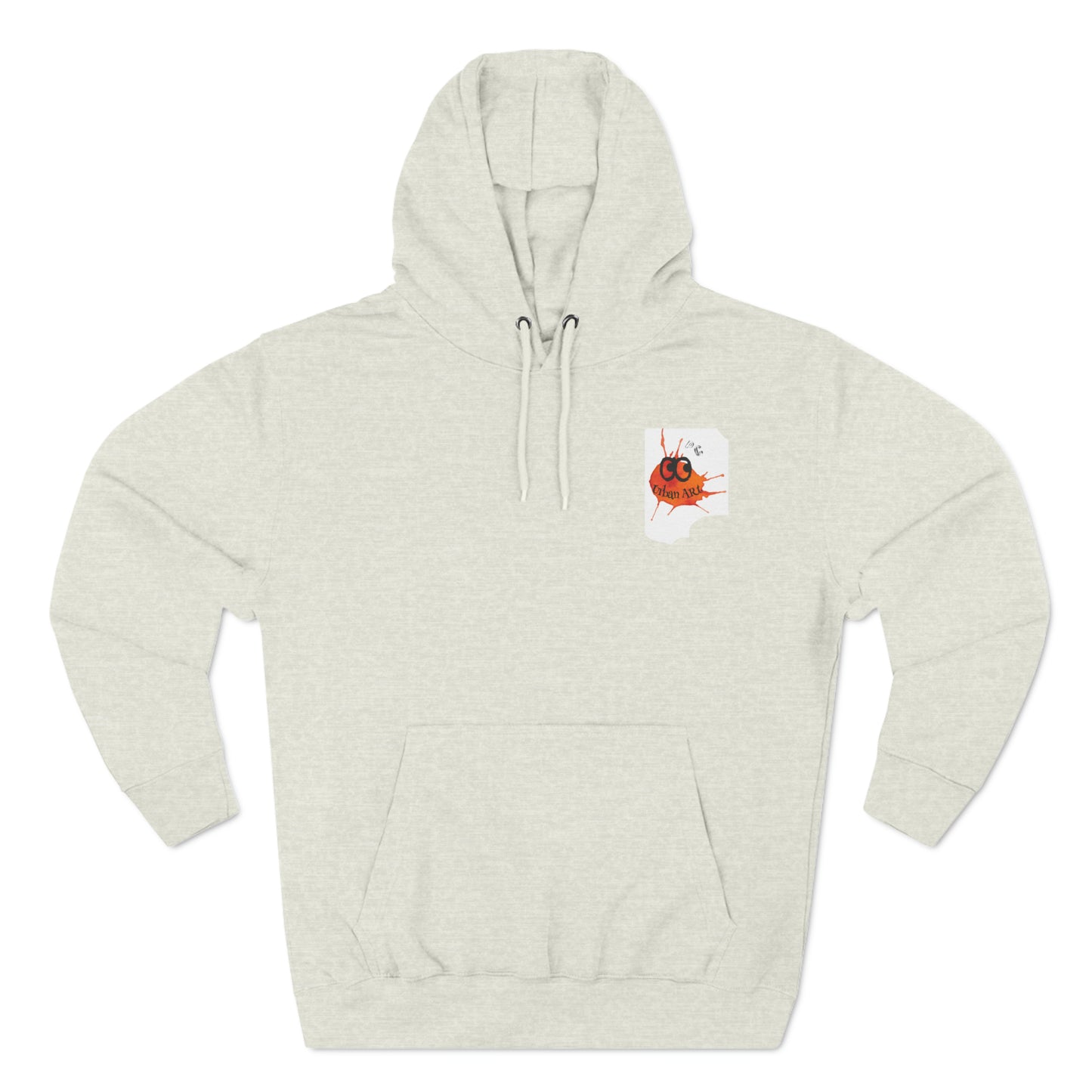 Three-Panel Fleece Hoodie