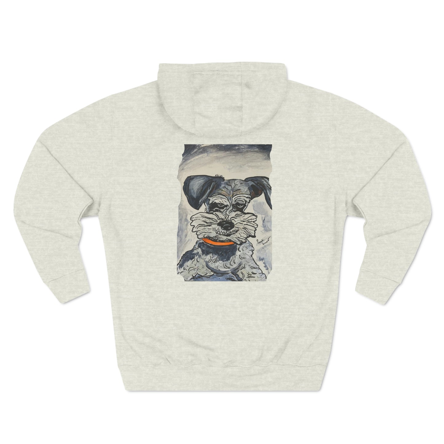 Three-Panel Fleece Hoodie