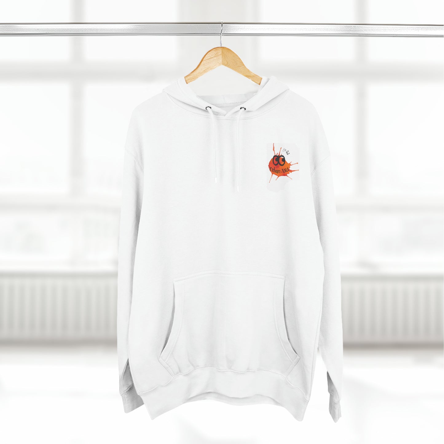 Three-Panel Fleece Hoodie